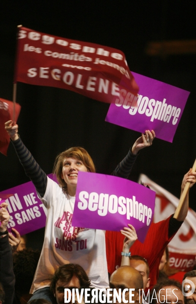 Meeting de segolene royal a paris