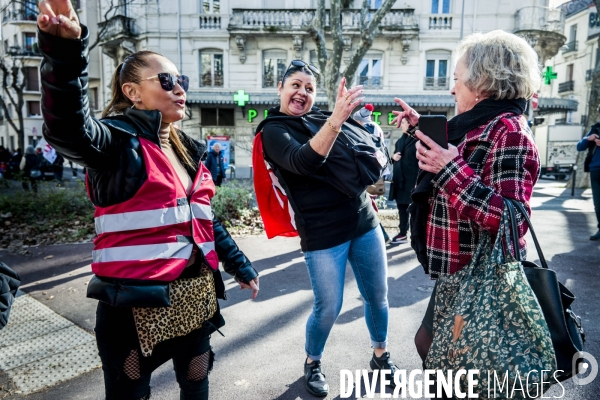 Melechon a Montpellier, 5eme Manifestation contre la reforme des Retraites