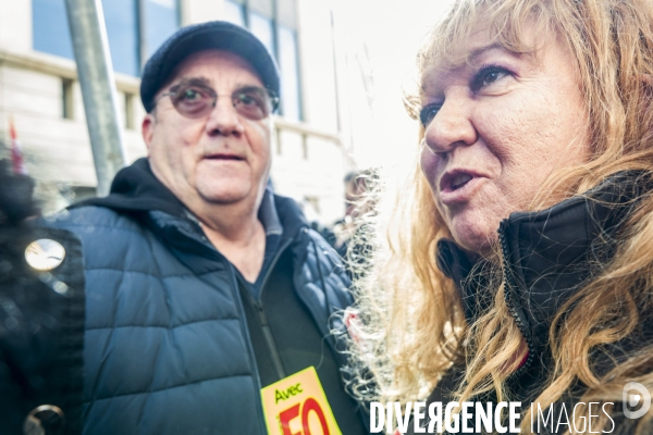 Melechon a Montpellier, 5eme Manifestation contre la reforme des Retraites