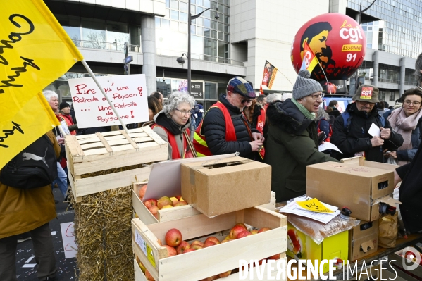 LA MANIFESTATION CONTRE LA REFORME DES RETRAITES, PARIS le 16/02/2023, 5e journée de mobilisation