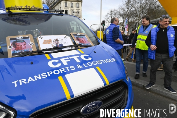 LA MANIFESTATION CONTRE LA REFORME DES RETRAITES, PARIS le 16/02/2023, 5e journée de mobilisation