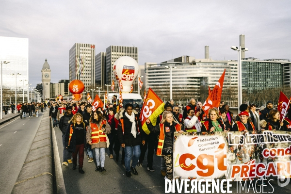 Manifestation contre la réforme des retraites 16022023