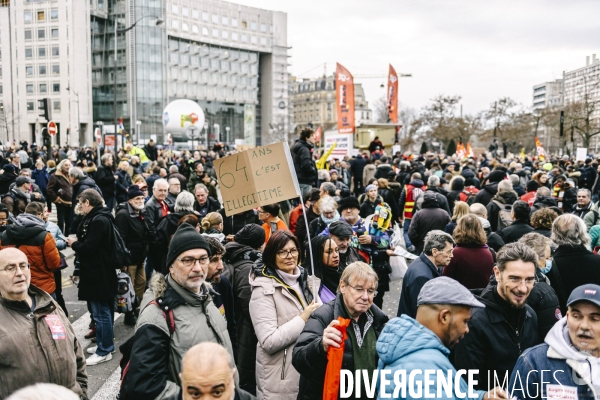 Manifestation contre la réforme des retraites 16022023