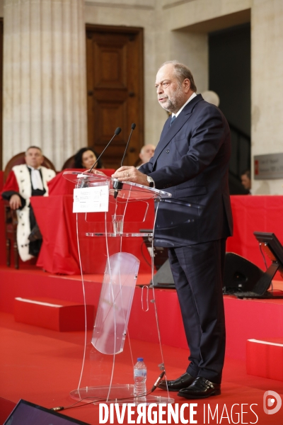 éric Dupond-Moretti à l école Nationale de la Magistrature de Bordeaux