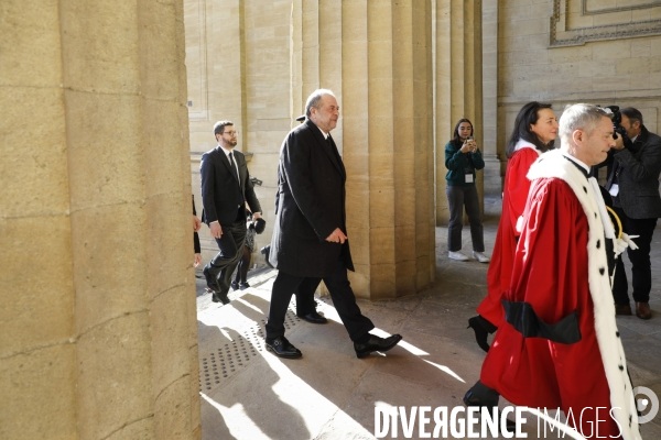 éric Dupond-Moretti à l école Nationale de la Magistrature de Bordeaux