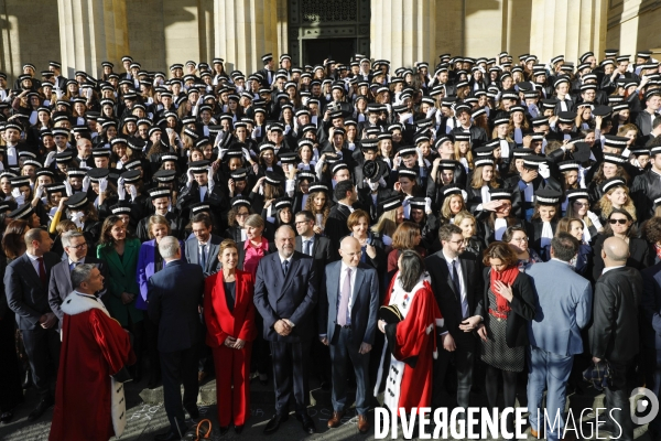 éric Dupond-Moretti à l école Nationale de la Magistrature de Bordeaux