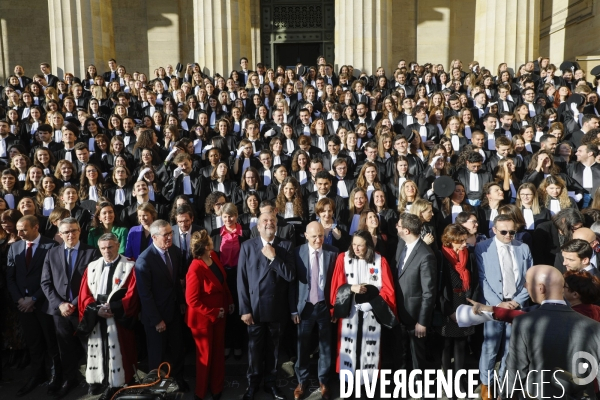 éric Dupond-Moretti à l école Nationale de la Magistrature de Bordeaux