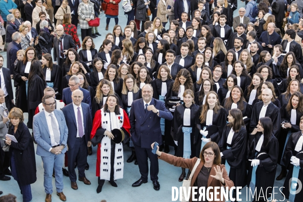 éric Dupond-Moretti à l école Nationale de la Magistrature de Bordeaux