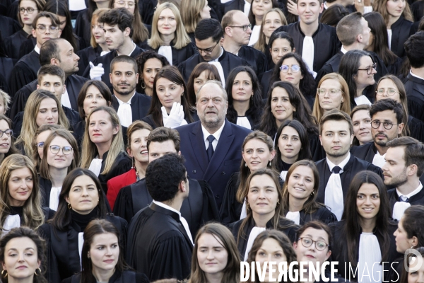 éric Dupond-Moretti à l école Nationale de la Magistrature de Bordeaux