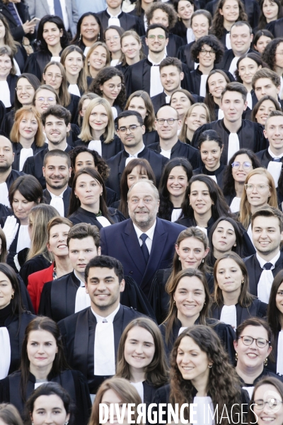 éric Dupond-Moretti à l école Nationale de la Magistrature de Bordeaux