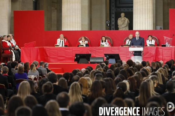 éric Dupond-Moretti à l école Nationale de la Magistrature de Bordeaux