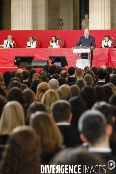 éric Dupond-Moretti à l école Nationale de la Magistrature de Bordeaux