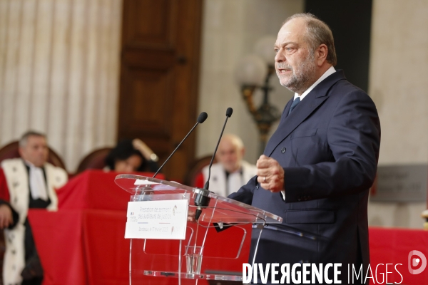 éric Dupond-Moretti à l école Nationale de la Magistrature de Bordeaux