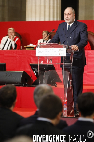 éric Dupond-Moretti à l école Nationale de la Magistrature de Bordeaux