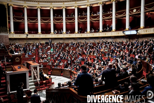 Assemblée Nationale / Dernier jour du debat sur la reforme des retraites