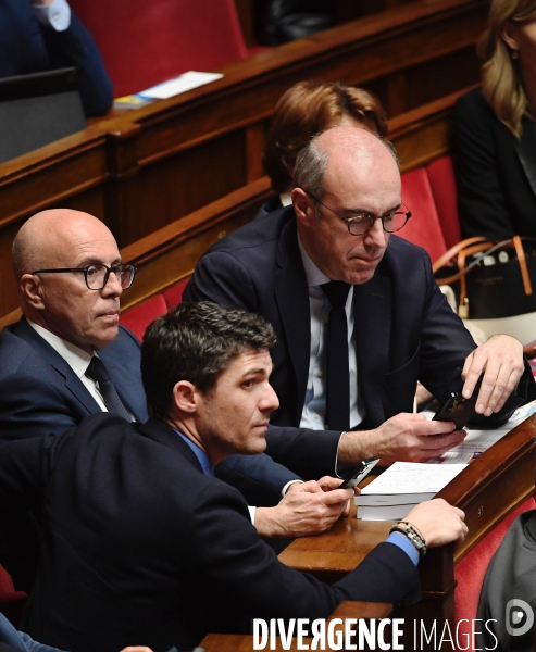 Assemblée Nationale / Dernier jour du debat sur la reforme des retraites