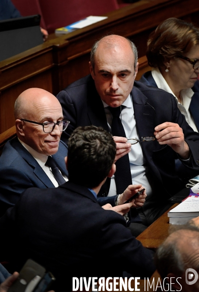 Assemblée Nationale / Dernier jour du debat sur la reforme des retraites