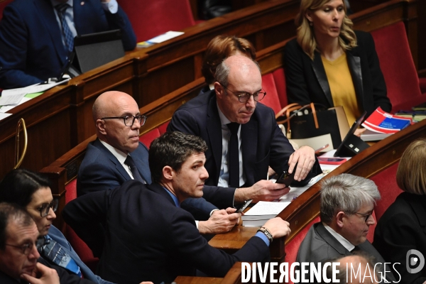 Assemblée Nationale / Dernier jour du debat sur la reforme des retraites