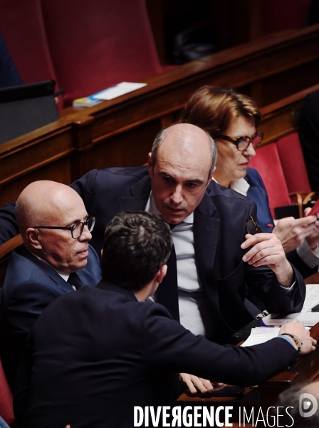Assemblée Nationale / Dernier jour du debat sur la reforme des retraites