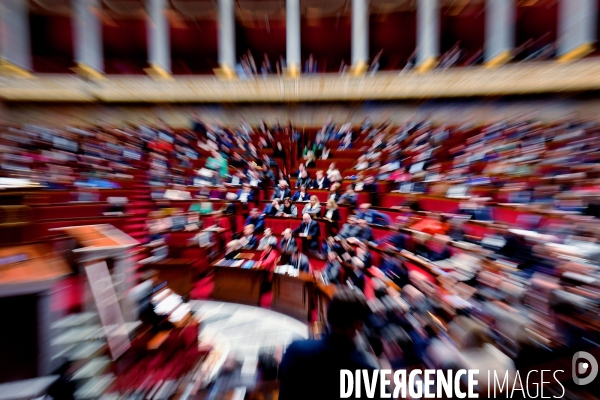 Assemblée Nationale / Dernier jour du debat sur la reforme des retraites