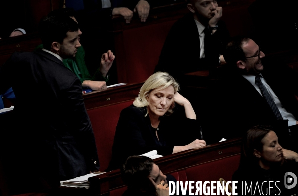 Assemblée Nationale / Dernier jour du debat sur la reforme des retraites