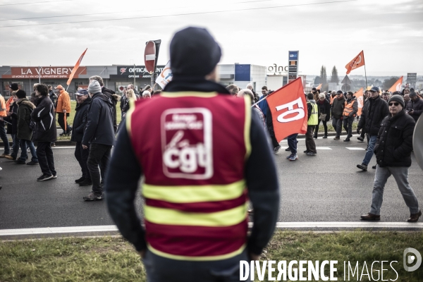 Manifestation contre la réforme des retraites.