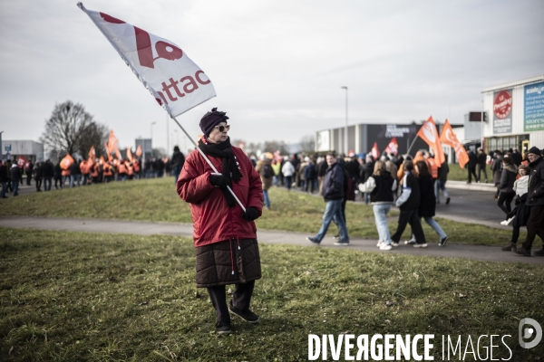 Manifestation contre la réforme des retraites.