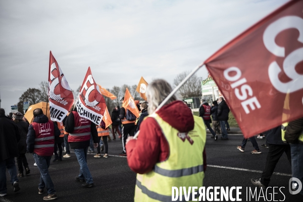 Manifestation contre la réforme des retraites.