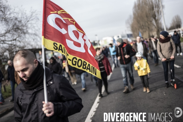 Manifestation contre la réforme des retraites.