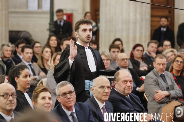 éric Dupond-Moretti à l école Nationale de la Magistrature de Bordeaux