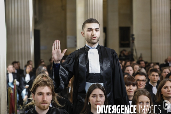 éric Dupond-Moretti à l école Nationale de la Magistrature de Bordeaux