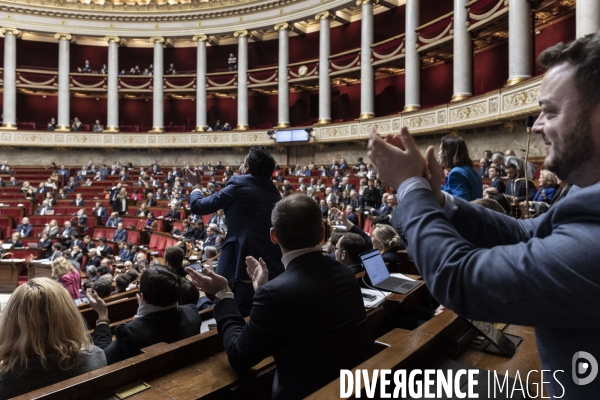 Dernier jour du debat sur la réforme des retraites à l assemblée nationale.