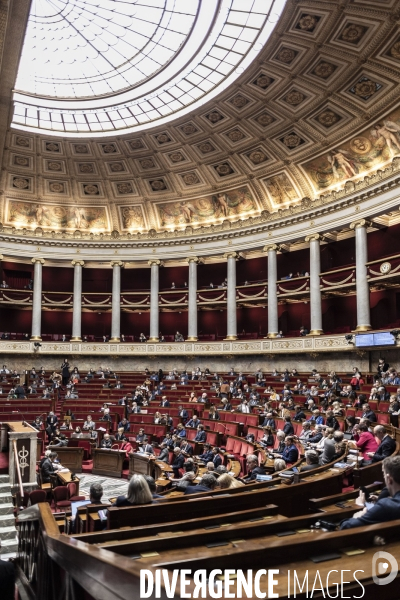 Dernier jour du debat sur la réforme des retraites à l assemblée nationale.