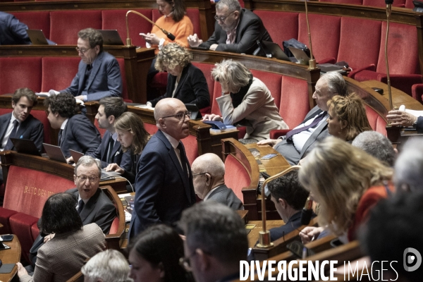 Dernier jour du debat sur la réforme des retraites à l assemblée nationale.