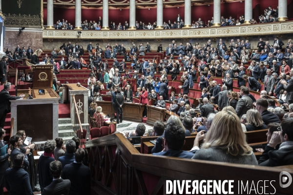 Dernier jour du debat sur la réforme des retraites à l assemblée nationale.