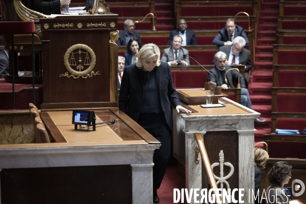 Motion de censure aprés le debat sur la réforme des retraites