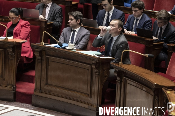 Dernier jour du debat sur la réforme des retraites à l assemblée nationale.