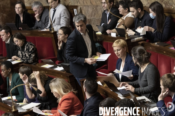 Dernier jour du debat sur la réforme des retraites à l assemblée nationale.