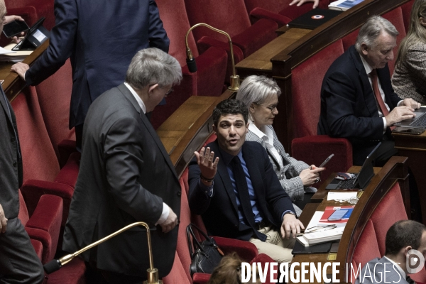 Dernier jour du debat sur la réforme des retraites à l assemblée nationale.