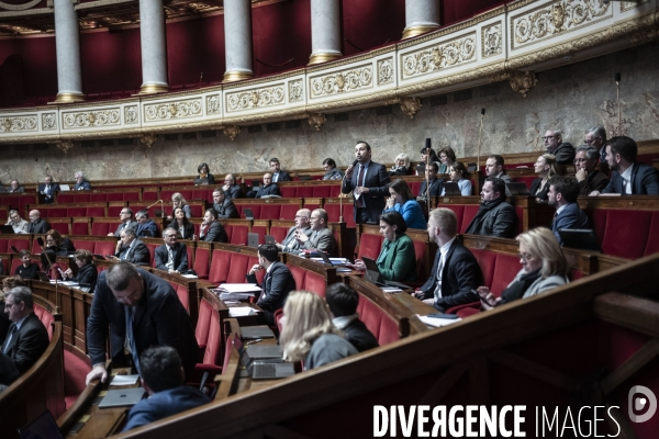 Dernier jour du debat sur la réforme des retraites à l assemblée nationale.