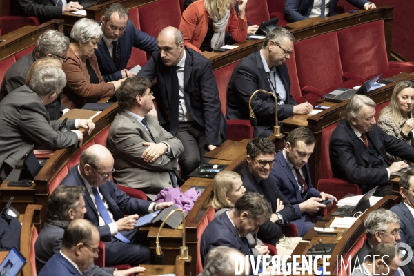 Dernier jour du debat sur la réforme des retraites à l assemblée nationale.