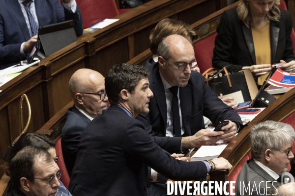 Dernier jour du debat sur la réforme des retraites à l assemblée nationale.