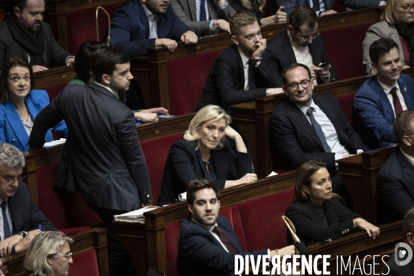 Dernier jour du debat sur la réforme des retraites à l assemblée nationale.