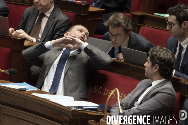 Dernier jour du debat sur la réforme des retraites à l assemblée nationale.