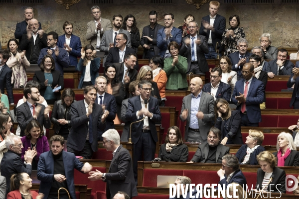 Dernier jour du debat sur la réforme des retraites à l assemblée nationale.