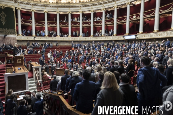 Dernier jour du debat sur la réforme des retraites à l assemblée nationale.