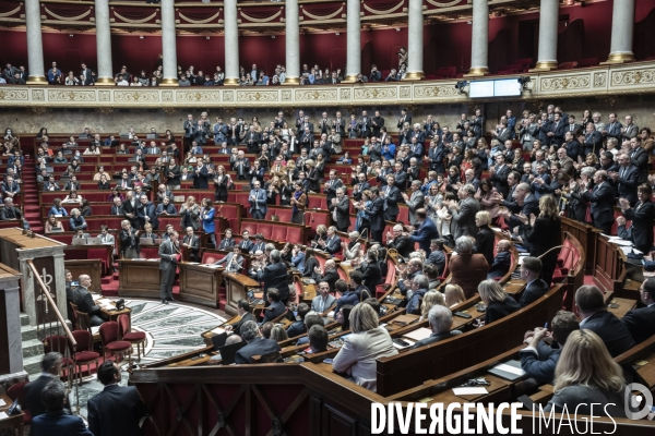 Dernier jour du debat sur la réforme des retraites à l assemblée nationale.