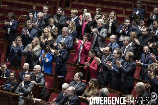 Motion de censure aprés le debat sur la réforme des retraites