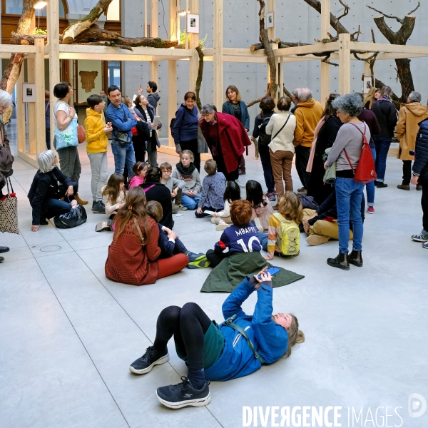 A la fondation Pinault, exposition Avant l  Orage