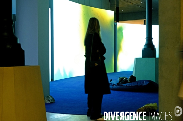 A la fondation Pinault, exposition Avant l  Orage